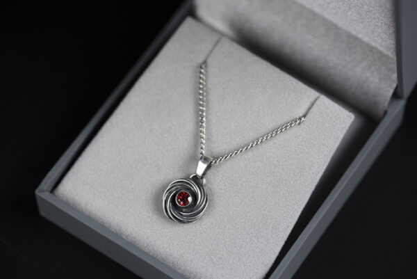 Zawieszka z dużym kamieniem - Kolekcja Organiczna